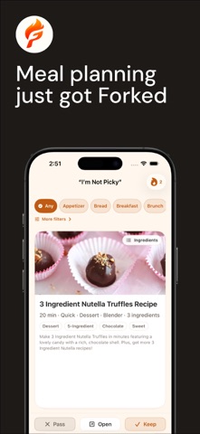 Forked Recipes screenshot