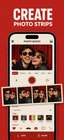 Photo Booth – Vintage camera iPhone screenshot