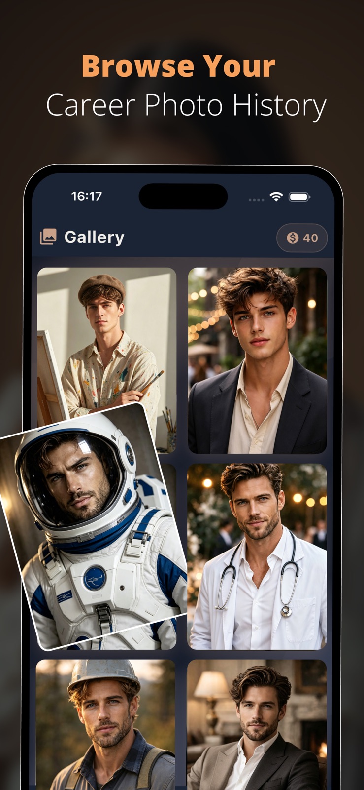 WdreaUp - AI Job Styler iphone screenshot 3