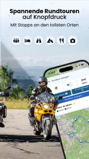 kurviger - motorrad navigation iphone bildschirmfoto 4