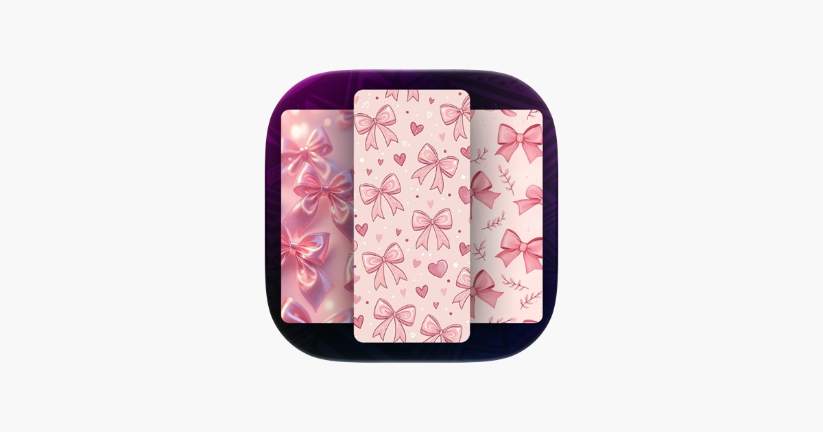 ‎Cute Pink Bow Wallpapers App - App Store