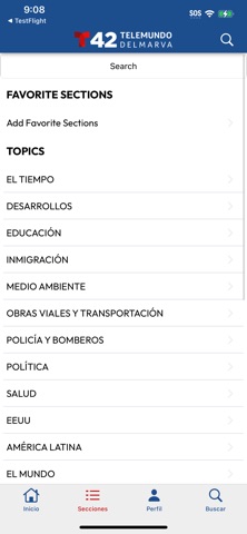 Telemundo Delmarva screenshot