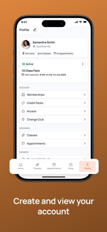 MODO Pilates iPhone screenshot