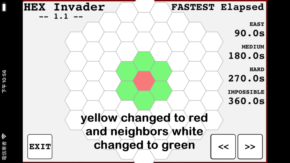 #5. Hexagon Invader (iOS) 由: CHIEN-HUNG CHEN