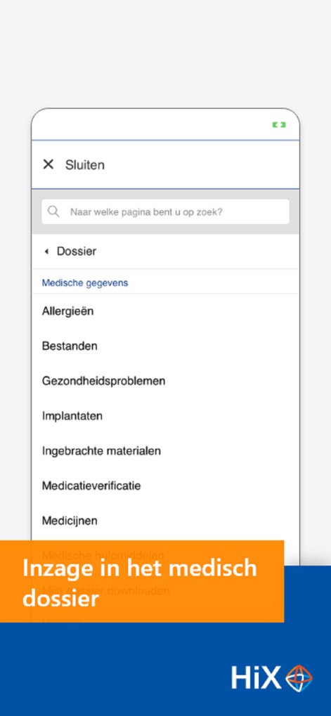 HiX Patiënt - Medical App | MWM