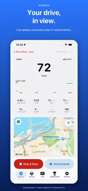 RoadBook: Drives & Road Trips screenshot 1