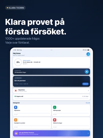 Körklar: Swedish Driving Test iPad screenshot