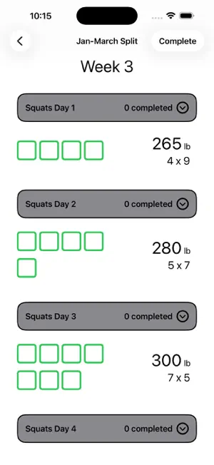Simple Split Tracker screenshot 3