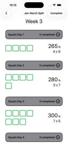 Simple Split Tracker Screenshot 3 of 4