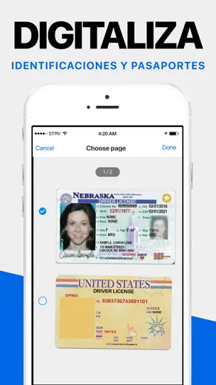 Captura de pantalla de Mobile Scanner - Escáner PDF en iPhone 4