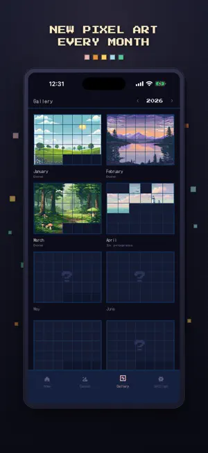 Pixel Diary: Mood & Pixel Art screenshot 3