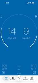 Contact Lenses Tracker screenshot