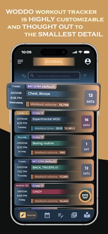 Woddo: Gym log and WOD tracker screenshot
