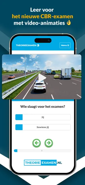 CBR Theorie Examen Auto Leren iPhone screenshot 1