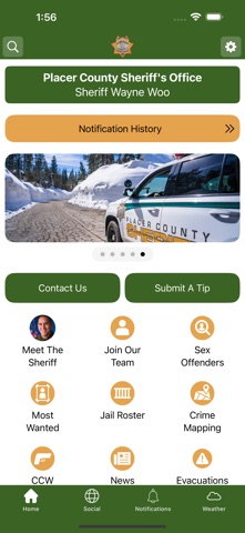 Placer County Sheriff Screenshot 1 of 3
