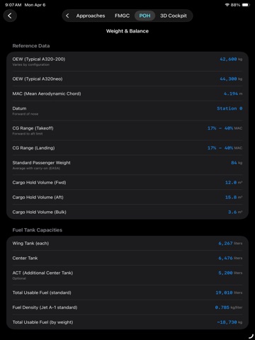Orch A320 Guide iPad screenshot