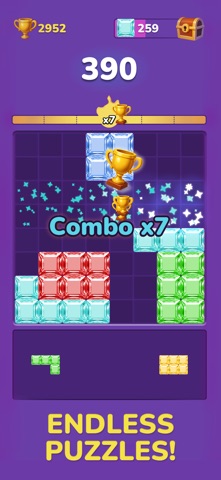 Hi Score Block Puzzle iPhone screenshot