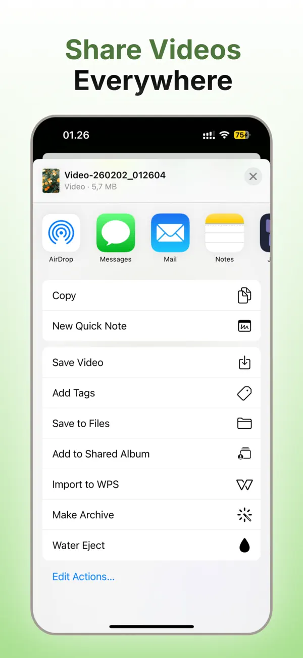 Screenshot #2 pour Live Photo to Video