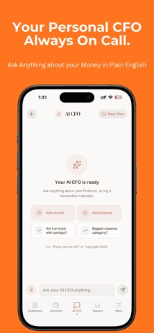 Fincio: AI Finance Manager iPhone screenshot