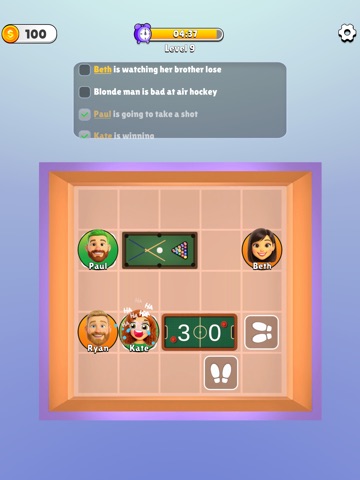Table Trouble - Logic Puzzle iPad screenshot