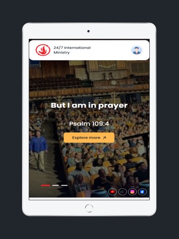 24-7 Prayer Community iPad screenshot