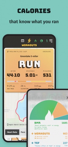 Buena Vida: Run & Nutrition iPhone screenshot