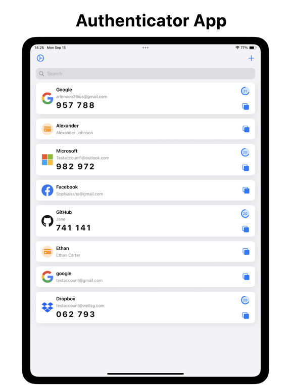 Screenshot #4 pour Authenticator ℠