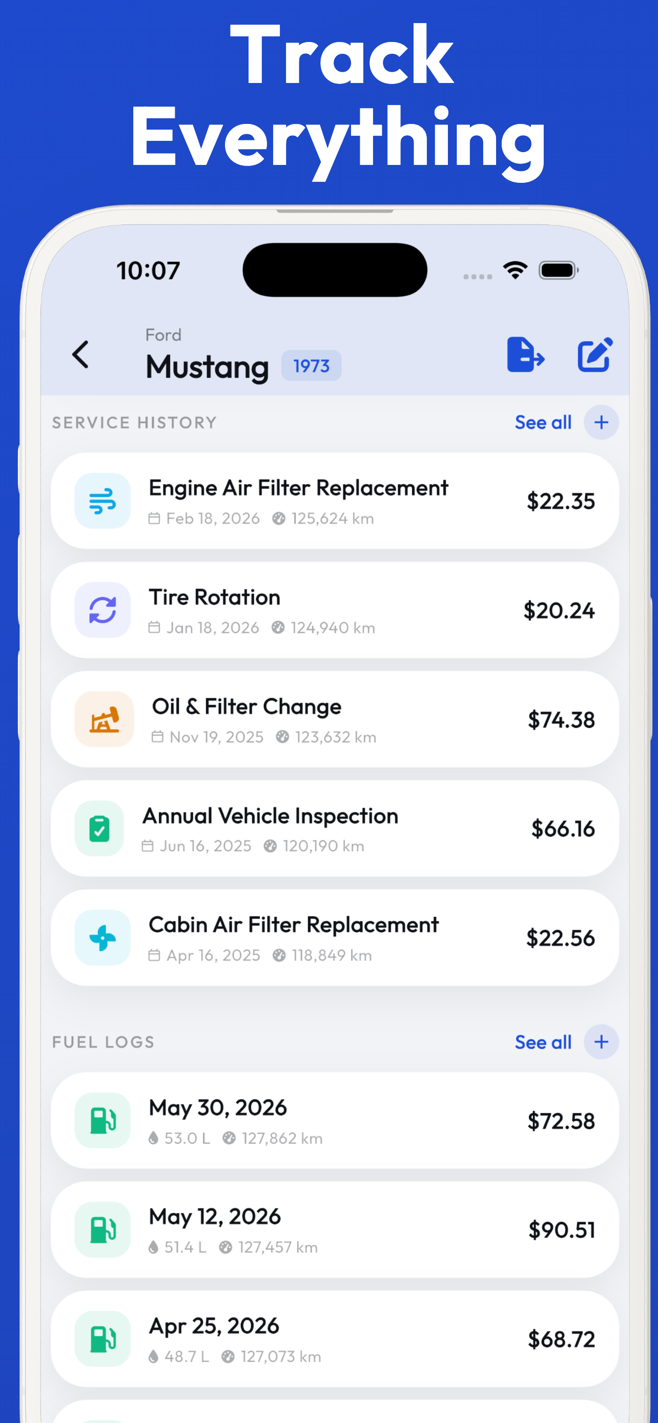 Vehicle Log Book - Pitlio screenshot 4