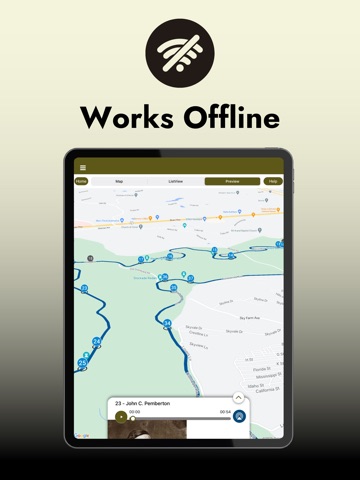 Vicksburg Battlefield GPS Tour iPad screenshot