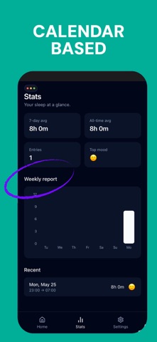 Sleep Night Tracker Log Screenshot 2 of 4