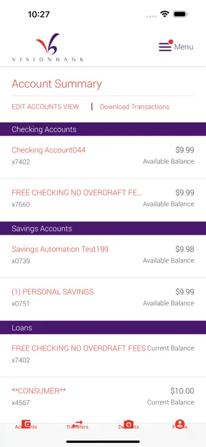 VisionBank Mobile screenshot 4