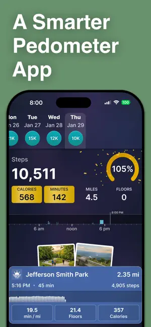 Peak Active: Walk Tracker screenshot 2
