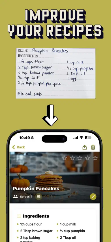 Pantry Pics: AI Recipe Scanner screenshot 1