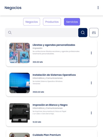 La Lupa App iPad screenshot
