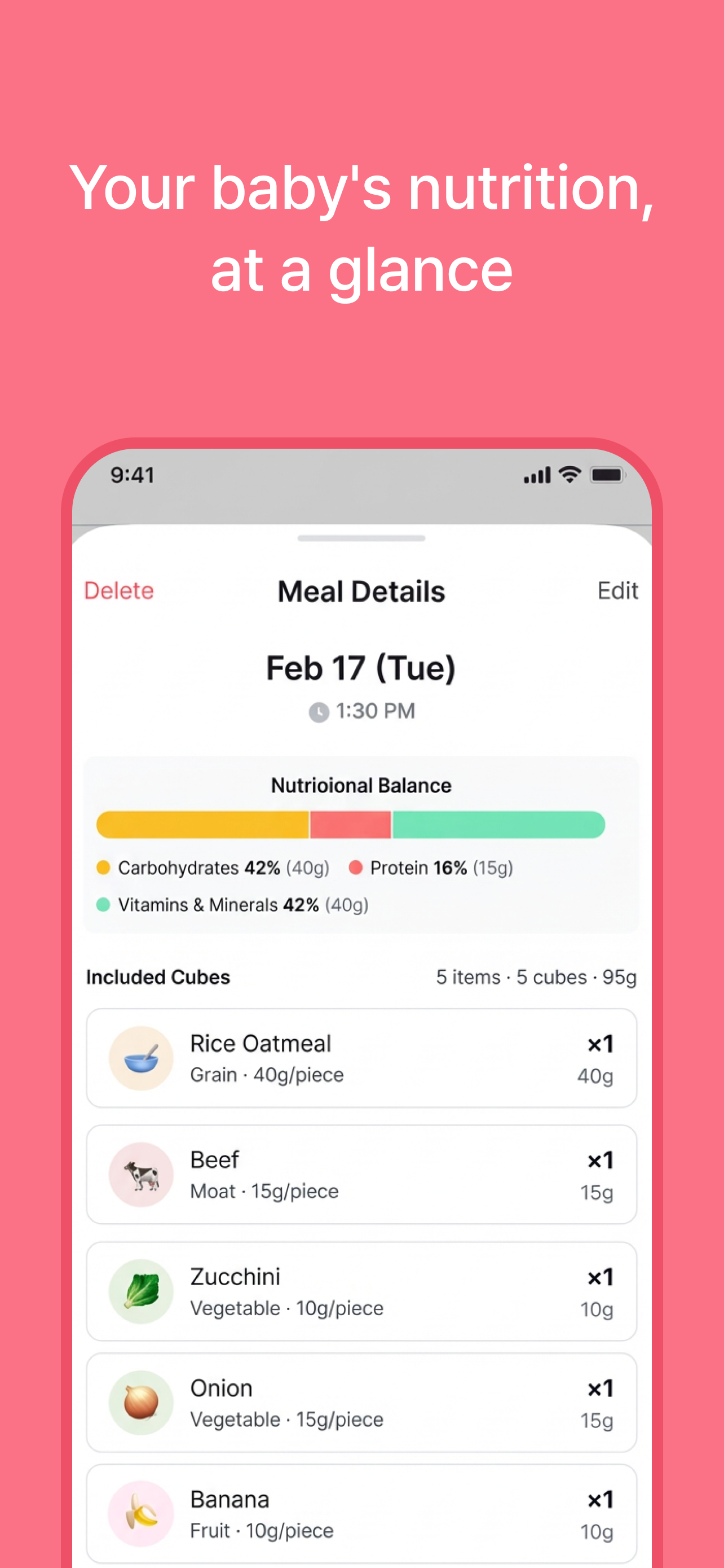 Babeat - Baby Meal Planner