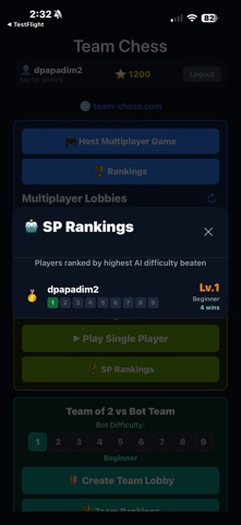 Team Chess Screenshot 3 of 4