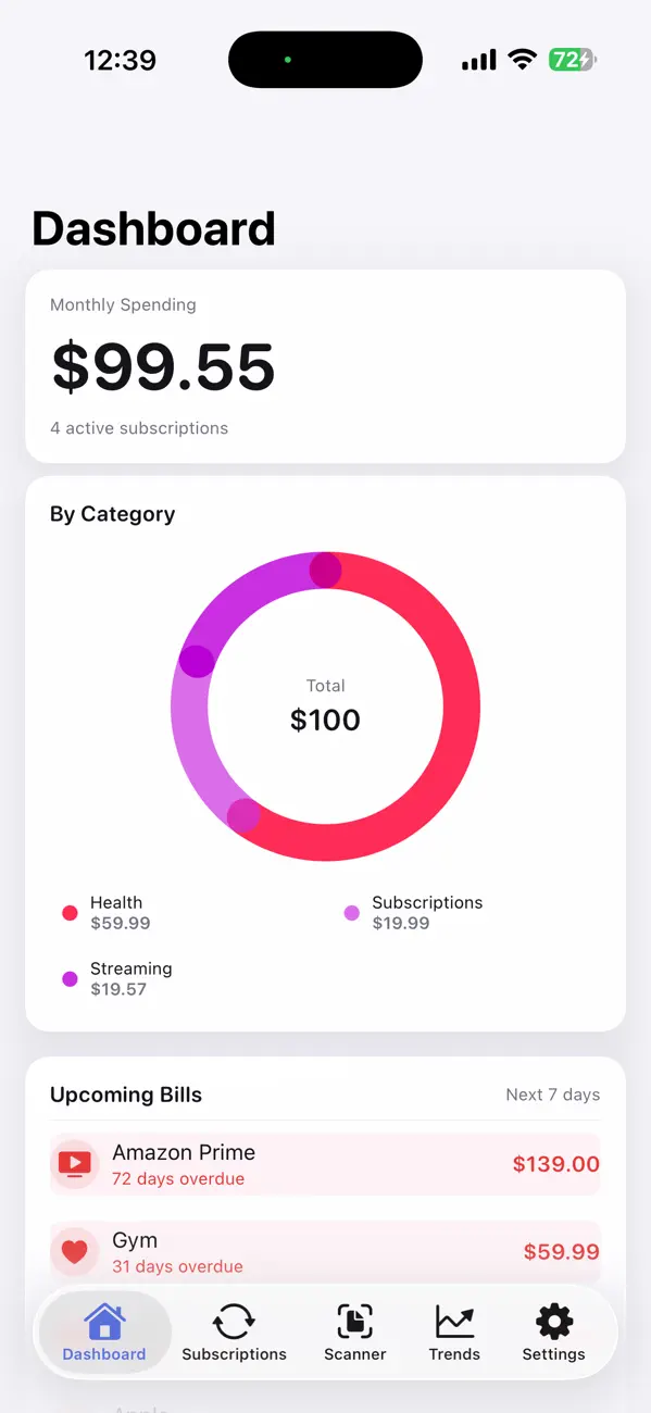 Screenshot #1 pour BillCast