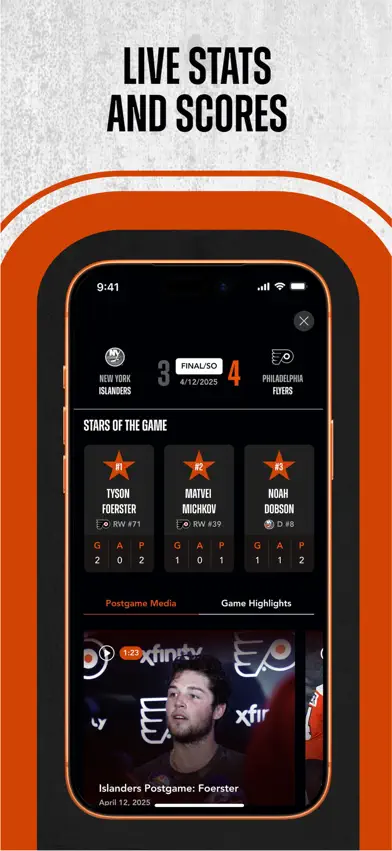 Philadelphia Flyers App screenshot 2