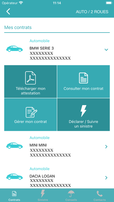 Screenshot #2 pour Mes Assurances