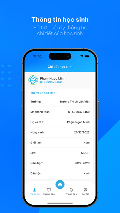 Học phí DTSoft Screenshot