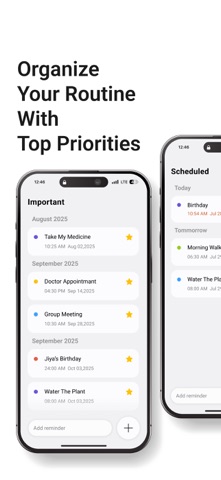 Reminder : ToDo List & Planner iPhone screenshot