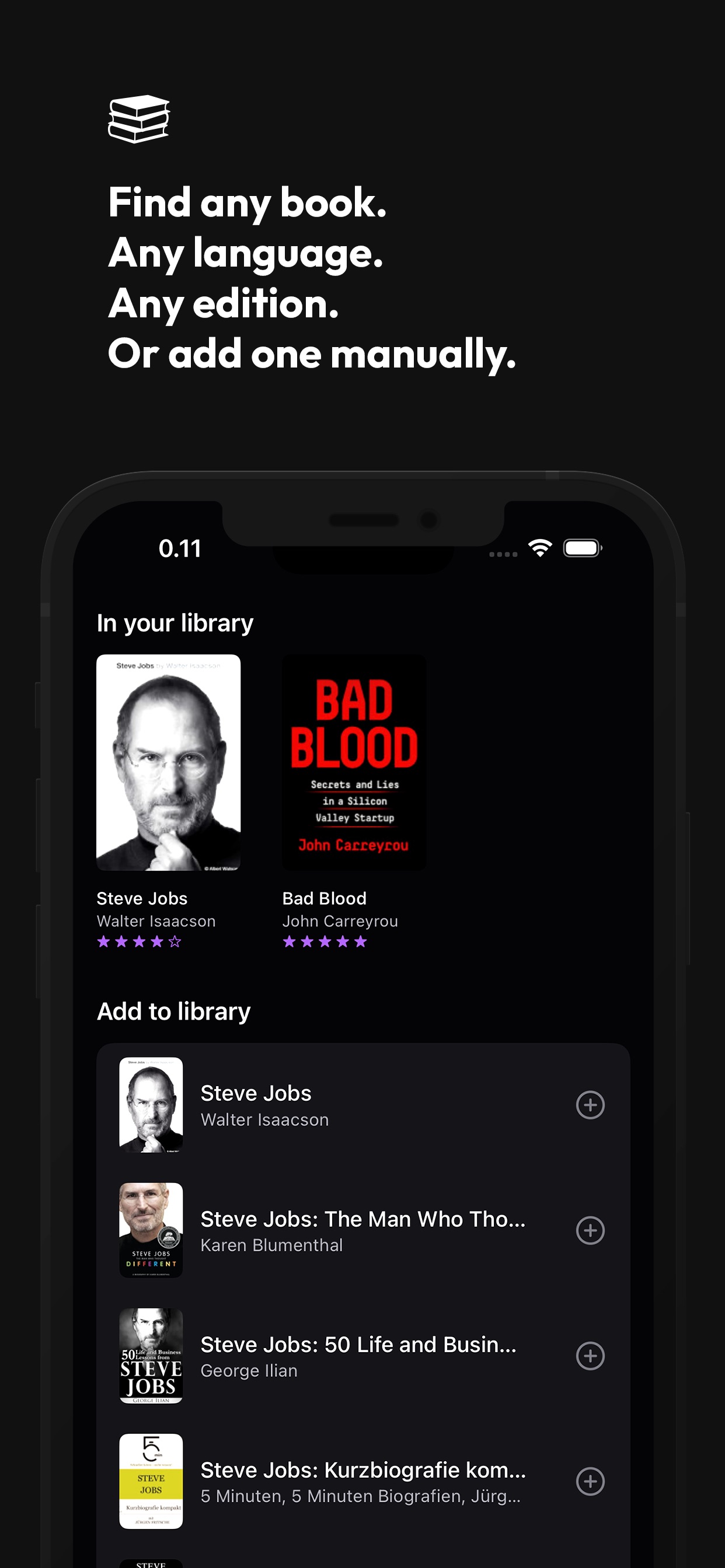 Screenshot 1 of Luku: Book & Reading Tracker