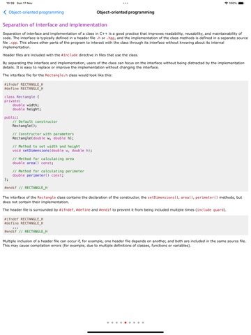 C++ Programming Tutorial iPad screenshot