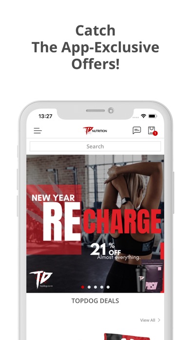 TopDog Nutrition Screenshot