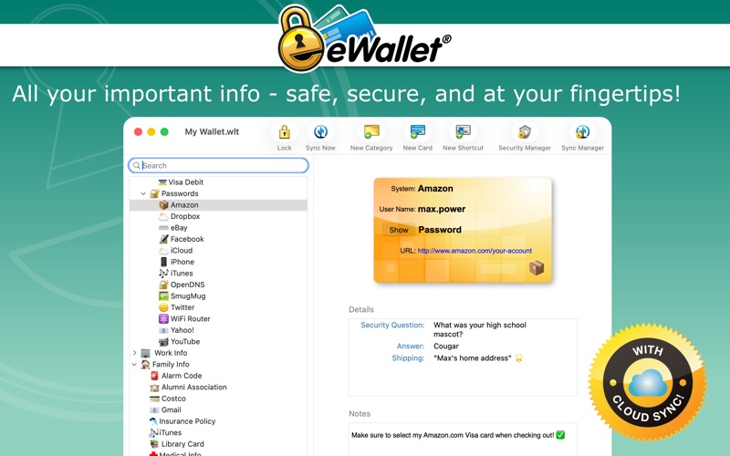 Screenshot #1 pour eWallet