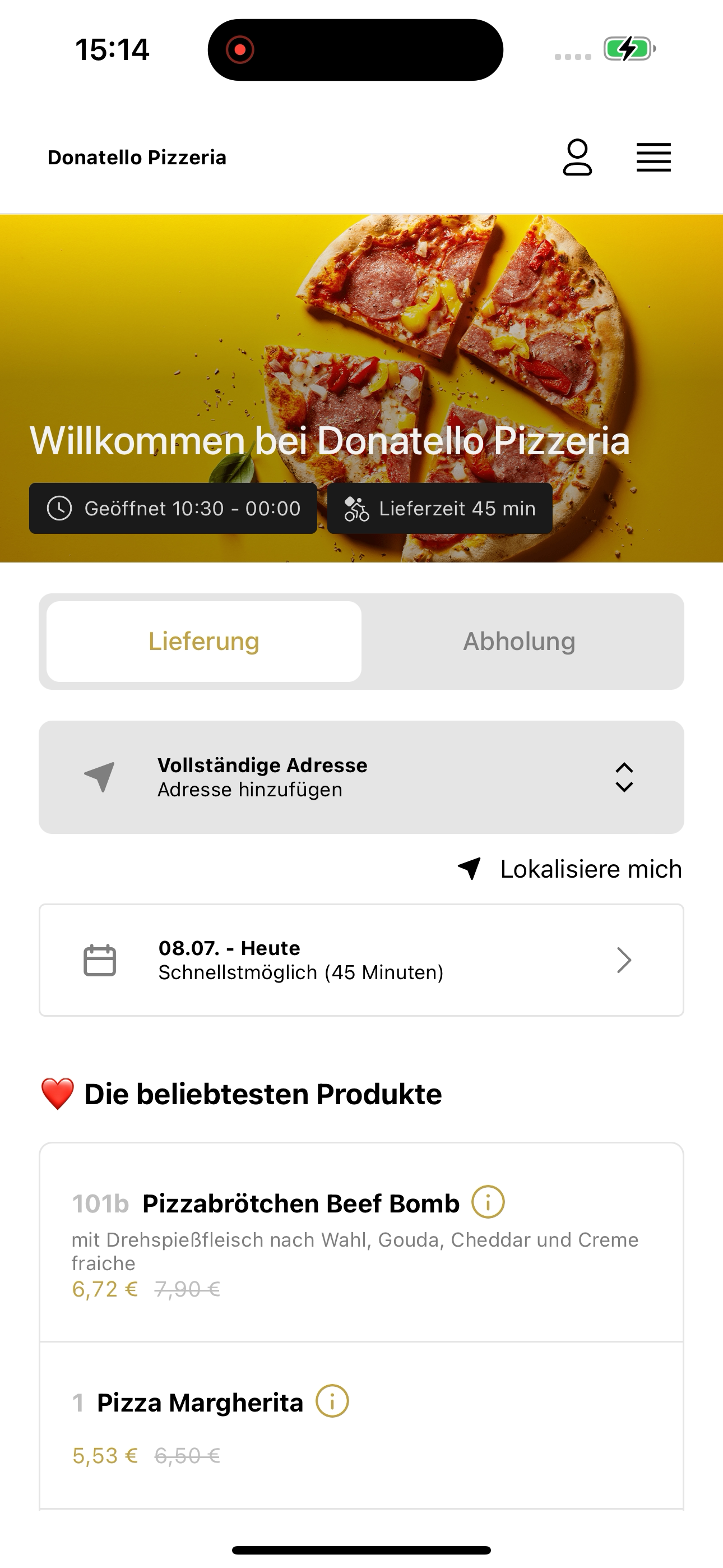 Donatello Pizzeria screenshot 6