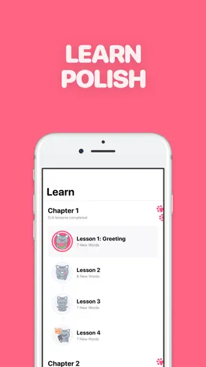 Learn Polish - LingoCat screenshot 1