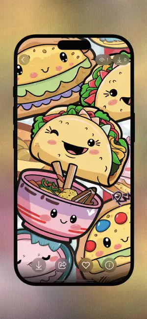 Cute Food Wallpapers HD screenshot 4