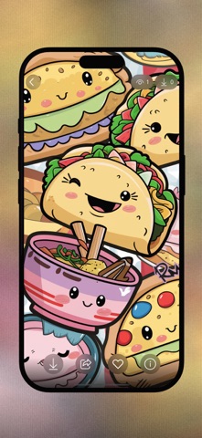 Cute Food Wallpapers HD screenshot