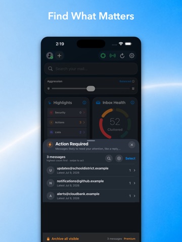 MailBoom: Gmail Inbox Cleaner iPad screenshot